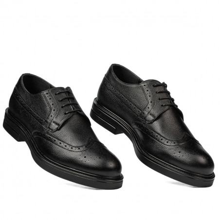 Elegante Herrenschuhe 939m schwarz
