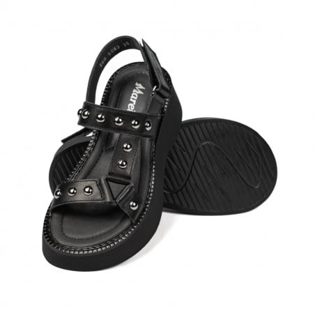 Damensandalen 5083 schwarz
