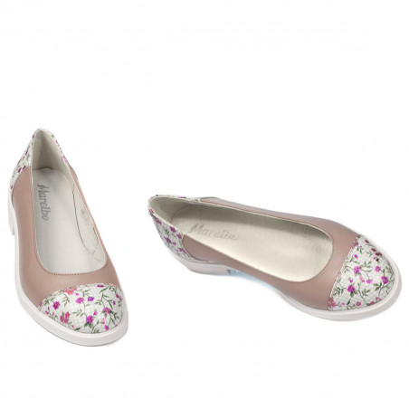 Damen Ballerinas 6036 nude kombiniert01