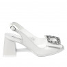 Damensandalen 1292 elfenbeinweiß