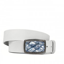 Unisex Gürtel 07ld biz weiß