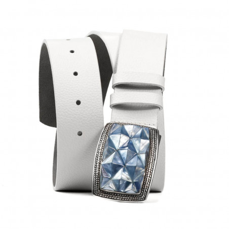 Unisex Gürtel 07ld biz weiß