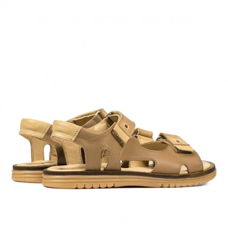Kindersandalen 318 camel kombiniert