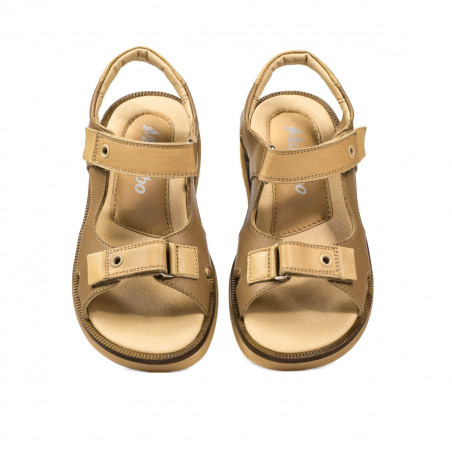 Kindersandalen 318 camel kombiniert