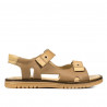 Kindersandalen 318 camel kombiniert