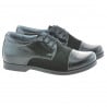 Kinderschuhe 132 Lack schwarz+schwarz Velours