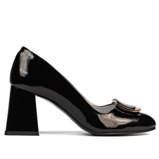 Damen Elegante Schuhe 1291 Lack Schwarz Damen Elegante Schuhe 1291 Lack Schwarz