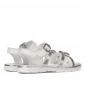 Kleinkinder Sandalen 73c weiß kombiniert
