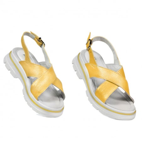 Damensandalen 5085 gelb
