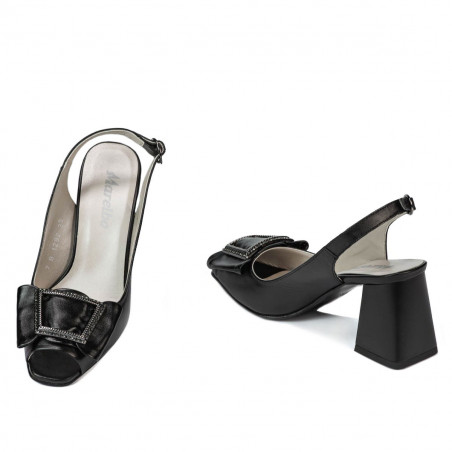 Damensandalen 1292 schwarz