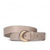 Damen Gürtel 32m beige