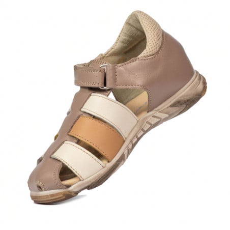 Kleinkinder Sandalen 75c Cappuccino kombiniert