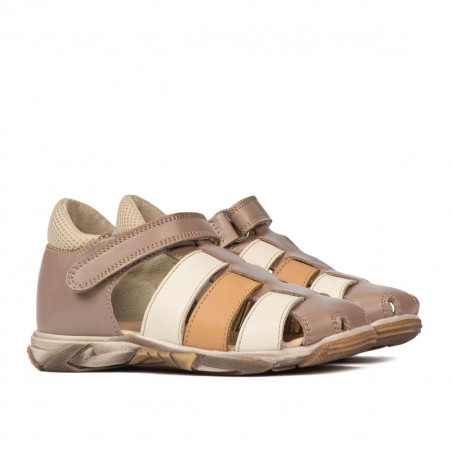 Kleinkinder Sandalen 75c Cappuccino kombiniert