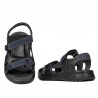 Herrensandalen 319 kombiniert schwarz