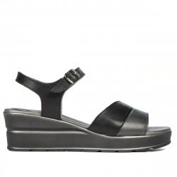 Damensandalen 5087 Schwarz...