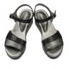Damensandalen 5087 Schwarz Kombiniert