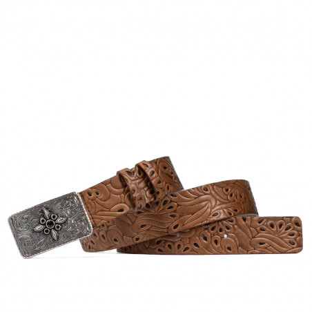 Unisex-Gürtel 08ld Dunkelbraun