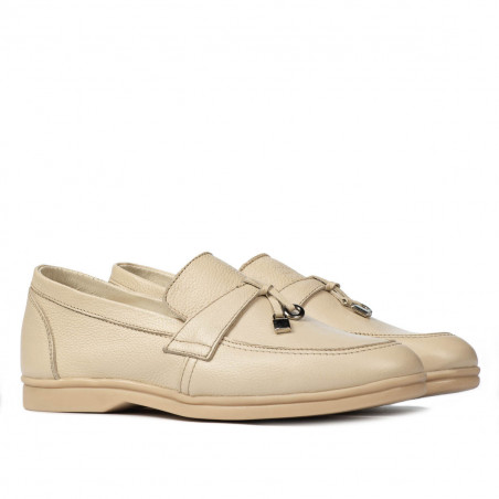 Damen Mokassins 6054 cremefarben