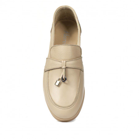 Damen Mokassins 6054 cremefarben