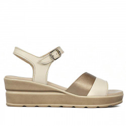 Damensandalen 5087 beige...