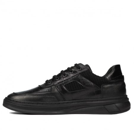 Sportliche Schuhe 942 in Schwarz kombiniert