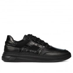 Sportliche Schuhe 942 in Schwarz kombiniert