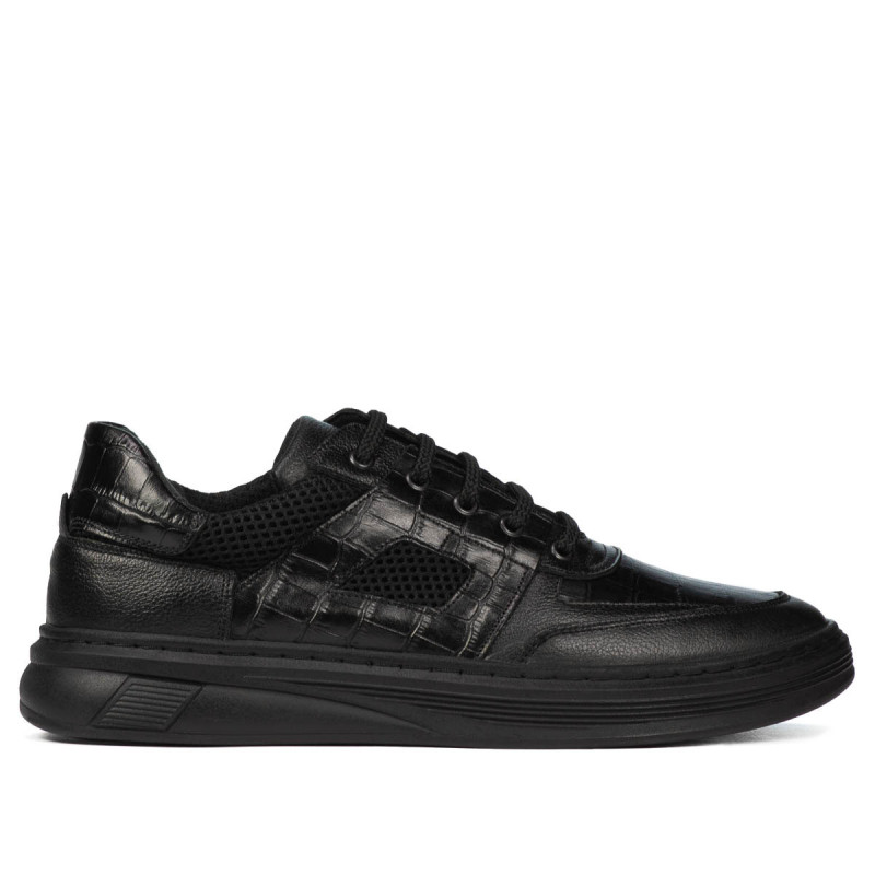 Sportliche Schuhe 942 in Schwarz kombiniert