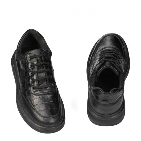 Sportliche Schuhe 942 in Schwarz kombiniert
