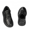 Sportliche Schuhe 942 in Schwarz kombiniert