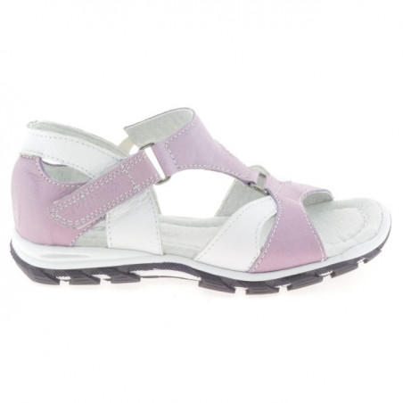 Kleinkinder-Sandalen 09c lila+weiß 1