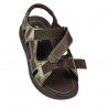 Herren Sandalen 319 in kombiniertes Kaffee