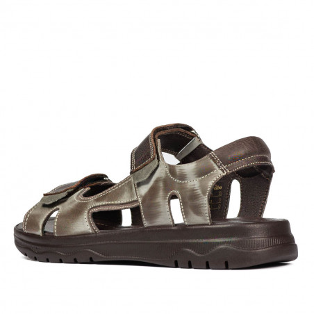 Herren Sandalen 319 in kombiniertes Kaffee