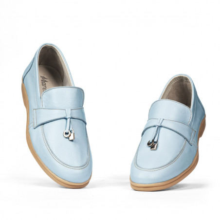 Damenmokassins 6054 Blau