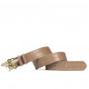 Damen Gürtel 01ld Krokodil Beige