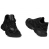 Damen-Sportschuhe 6053 Schwarz Camouflage kombiniert