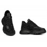 Damen-Sportschuhe 6053 Schwarz Camouflage kombiniert