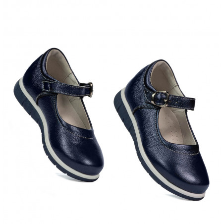 Kleinkinderschuhe 76c indigoblau Perlmutt