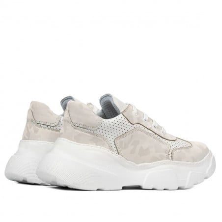 Damen-Sportschuhe 6053 beige Tarnung kombiniert