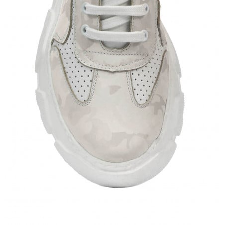 Damen-Sportschuhe 6053 beige Tarnung kombiniert