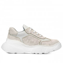 Damen-Sportschuhe 6053 beige Tarnung kombiniert