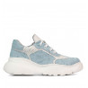Damen-Sportschuhe 6053 Blau Camouflage kombiniert