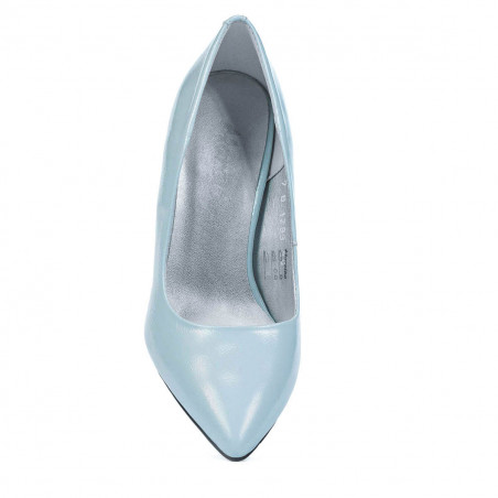 Elegante Damenschuhe 1293 Lack Blau