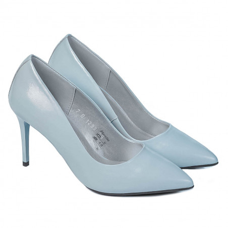 Elegante Damenschuhe 1293 Lack Blau