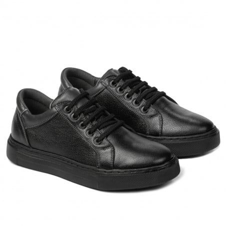 Jugendsportschuhe 383 schwarz kombiniert