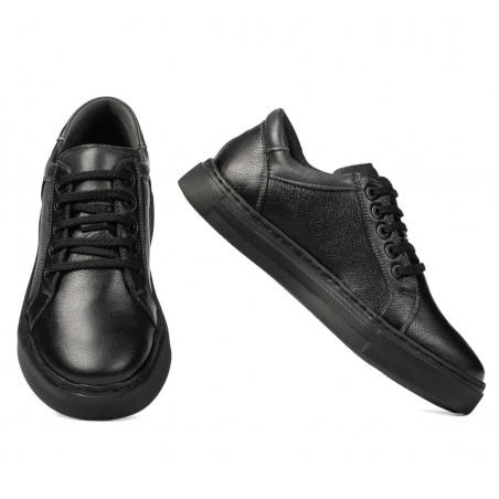 Jugendsportschuhe 383 schwarz kombiniert