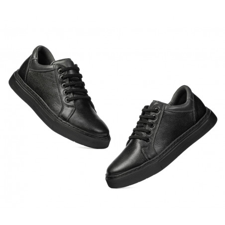 Jugendsportschuhe 383 schwarz kombiniert