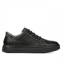 Jugendsportschuhe 383 schwarz kombiniert
