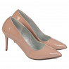 Elegante Damenschuhe 1293 Lack Nude