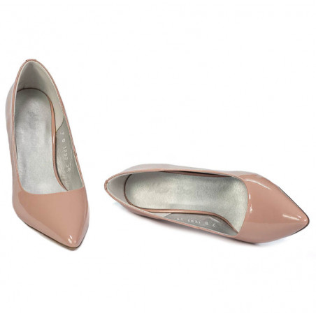 Elegante Damenschuhe 1293 Lack Nude