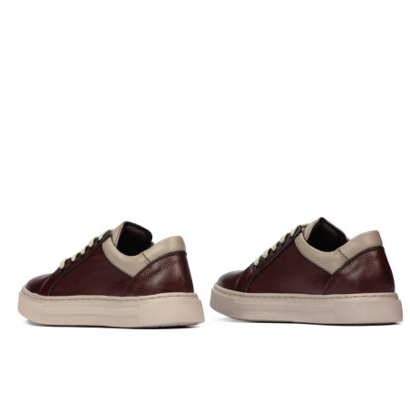 Jugendsportschuhe 383 bordeaux kombiniert